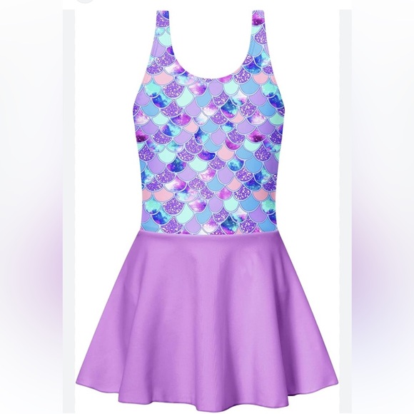 Other - Girls One Piece‎ Swimsuits Blue Pink Sport Halter Swimwear Bathing Suit NWT 8Y